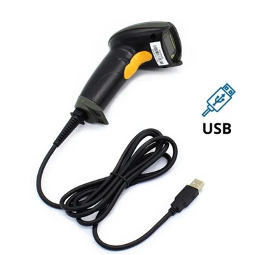 ESCANER LECTOR DE CODIGO DE BARRAS CABLE USB 